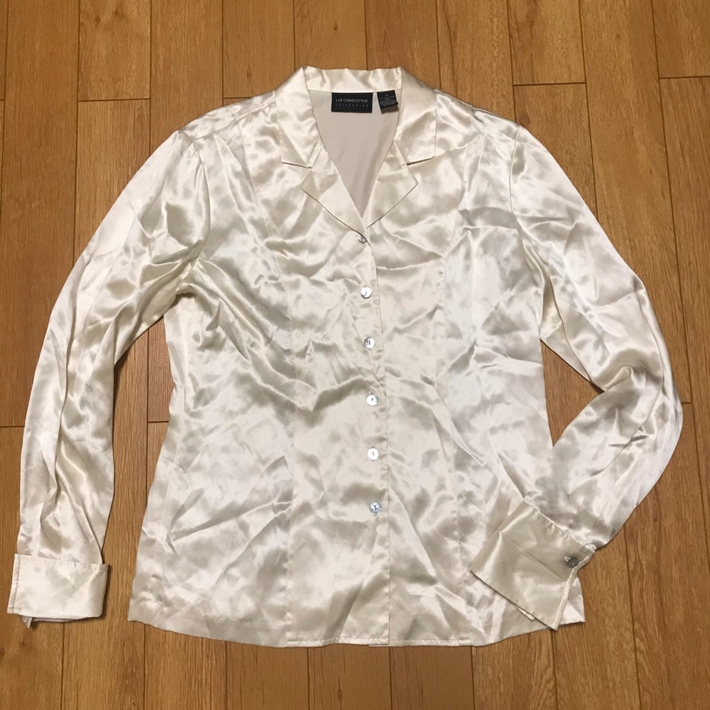 Vintage silk button up Liz Claiborne